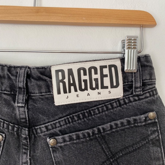 The ragged priest black denim cut offs - Picture 2 of 4